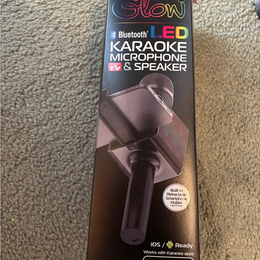 Glow Bluetooth LED Karaoke Microphone & Speaker